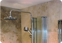 Decking work - Cardiff, Wales - Kalinka Carpentry - shower Decking work - Cardiff, Wales - Kalinka Carpentry - shower